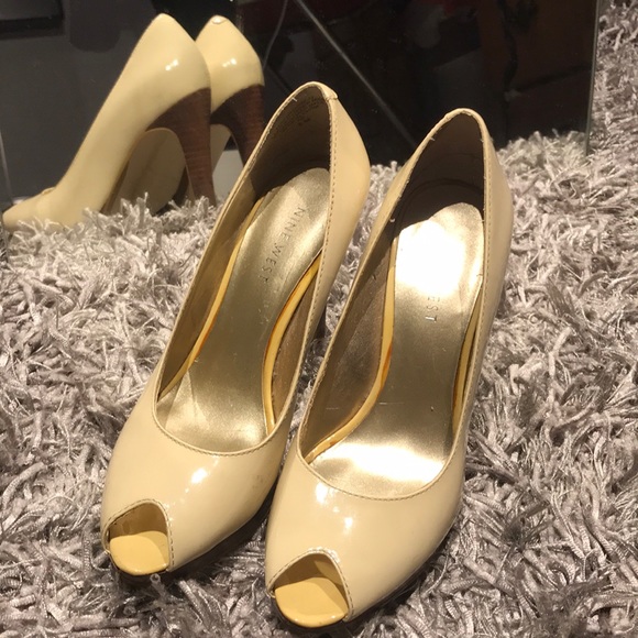 Nine West Francisco peep toe pumps size 5 - Picture 1 of 6